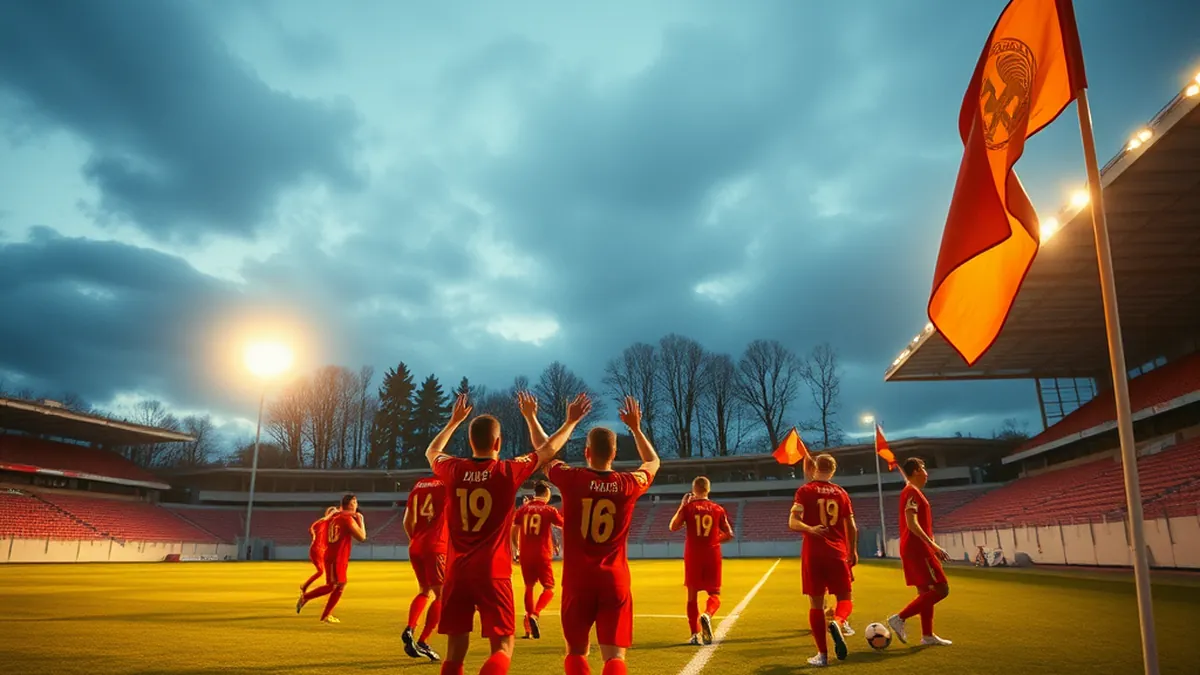 Le Mans FC celebrates its win with Noa Boissé at Bazouges-Cré-sur-Loir football school