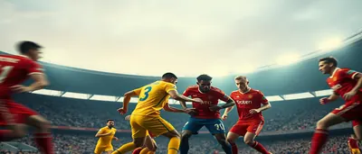A decisive moment in a preseason friendly: a Le Mans forward in plain yellow shirt and black shorts lunges toward the...